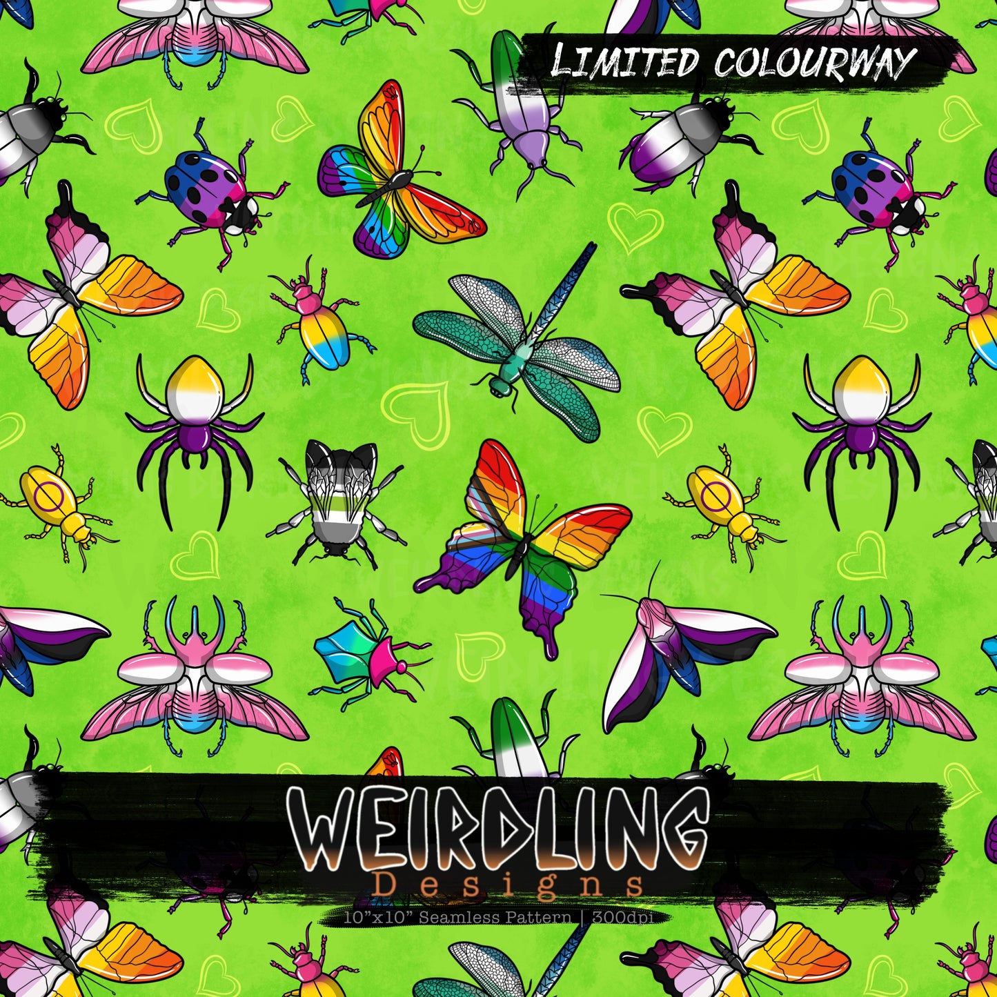 Pride Bugs - Limited Seamless Design- 6 Colourways