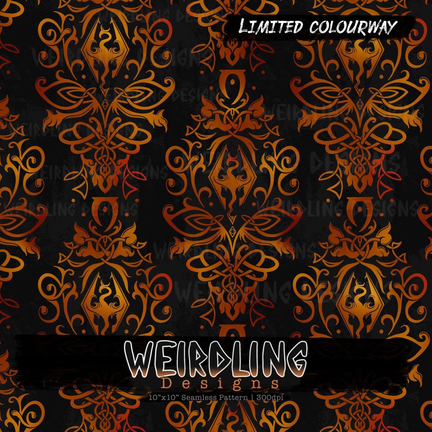 The Elder Damask - Limited Seamless Design - 6 Colourways