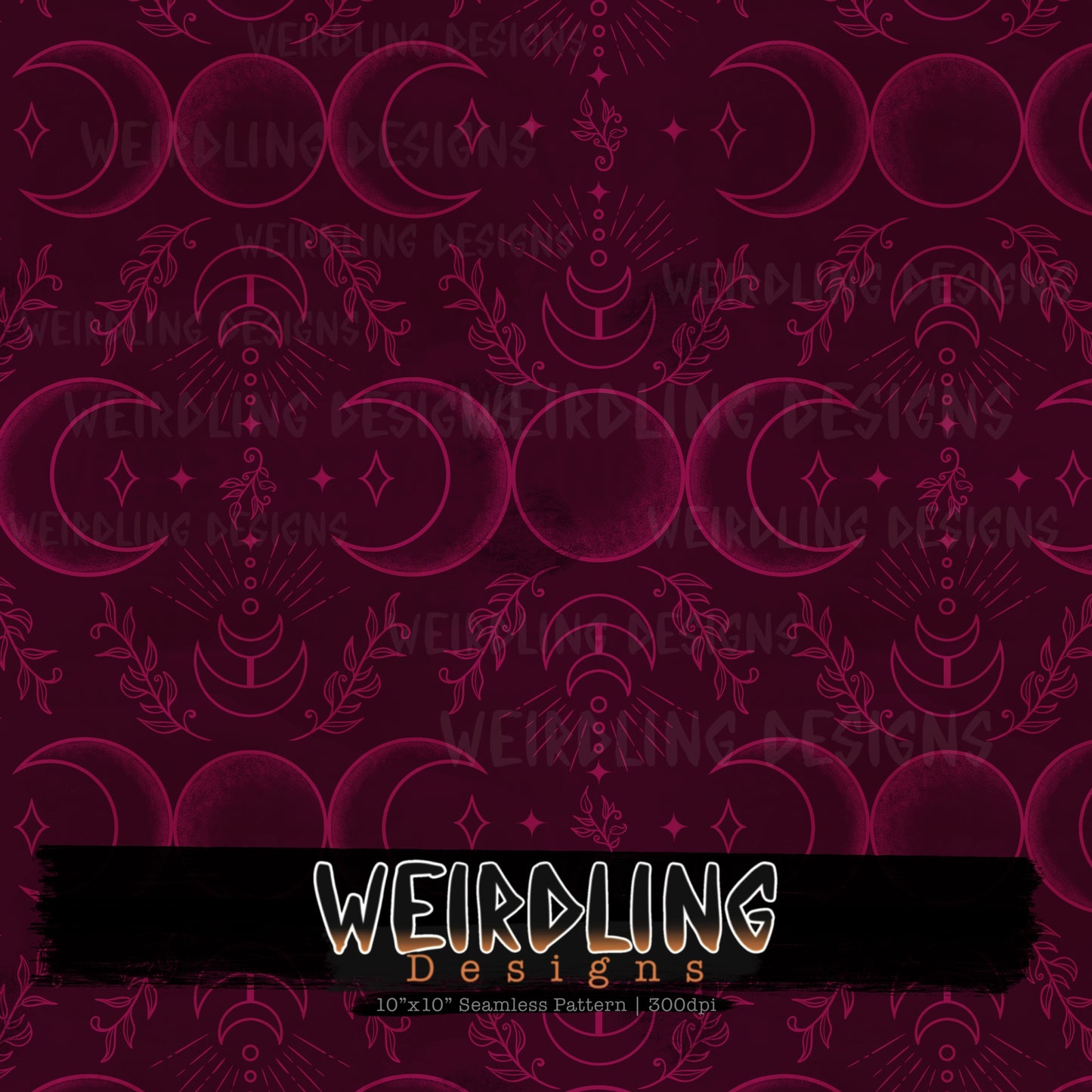 Forest Moon - Limited Seamless Design - 5 Colourways