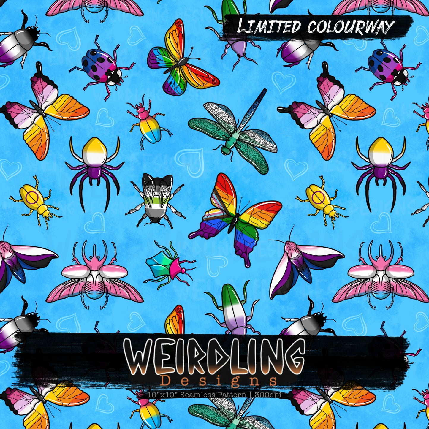 Pride Bugs - Limited Seamless Design- 6 Colourways