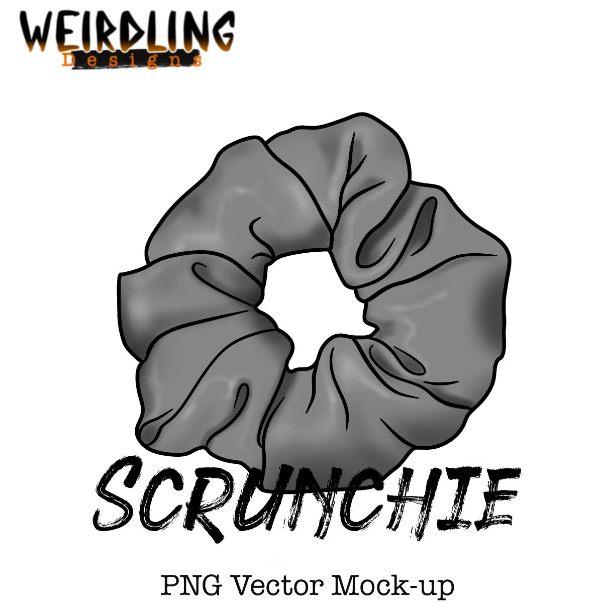 Scrunchie - Vector Mockup