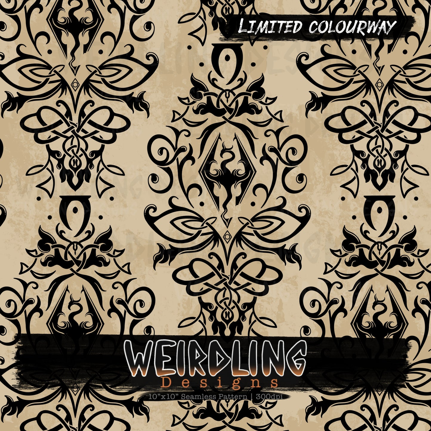 The Elder Damask - Limited Seamless Design - 6 Colourways
