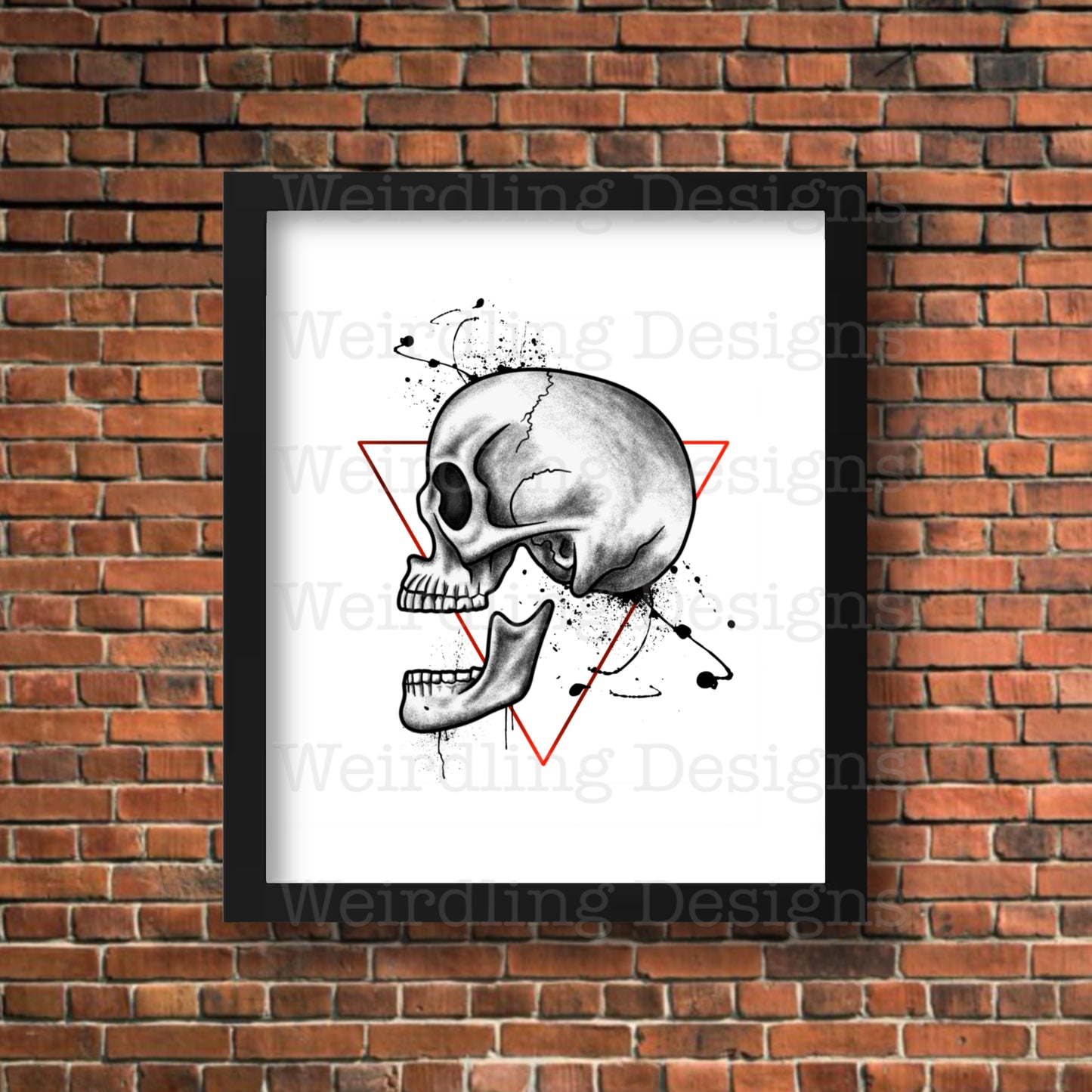 Calvaria - Illustration- Wall Art Print