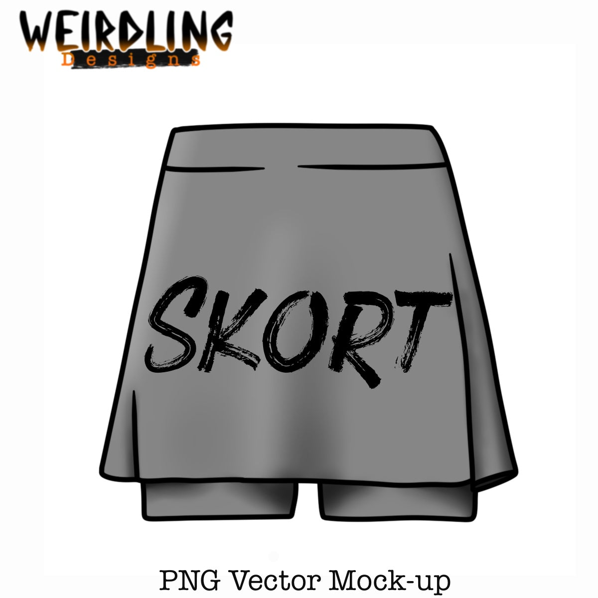 Skort - Vector Mockup