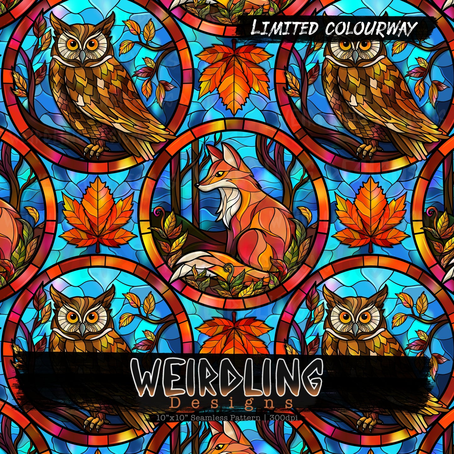 Woodland Glass - Limited Seamless Design - 4 Colourways