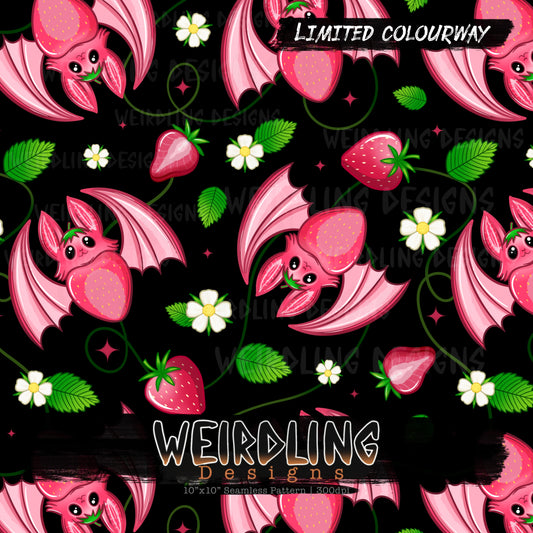 Strawbatty - Limited Seamless Design - 6 Colourways