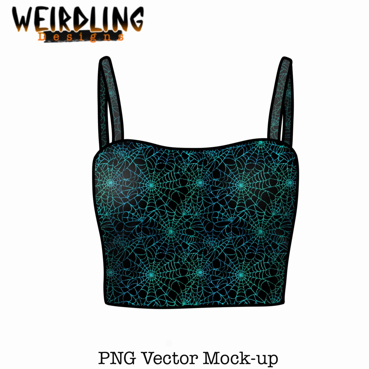 Strappy Crop - Vector Mockup