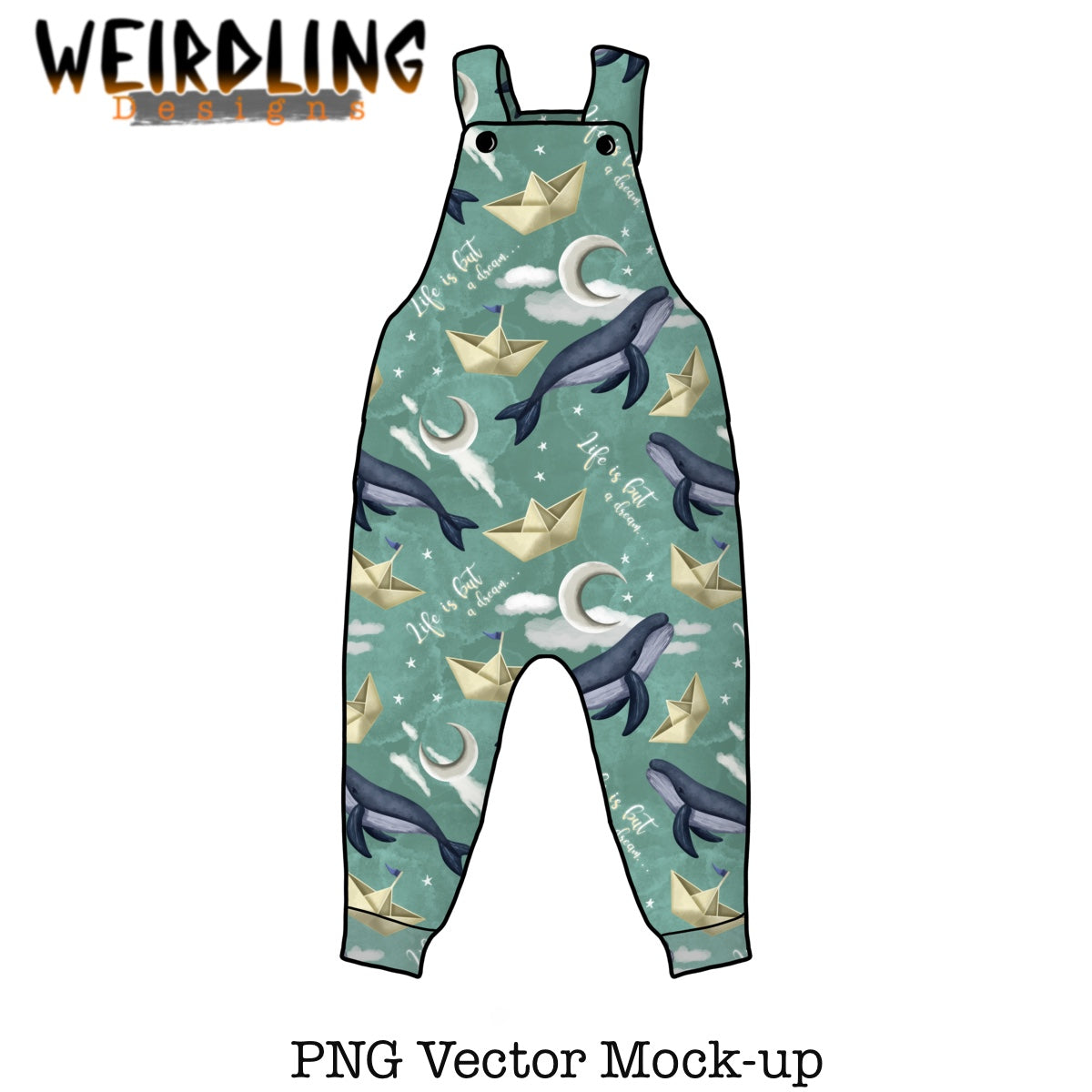 Dungarees - Vector Mockup