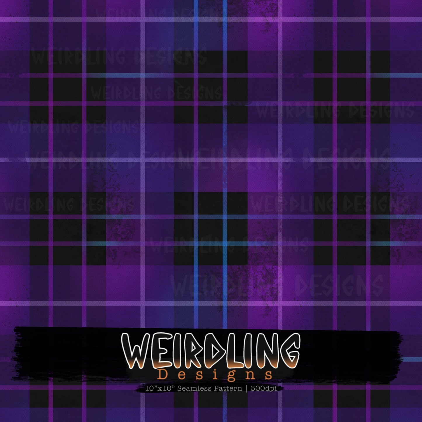 Grunge Tartan - Limited Seamless Design - 8 colourways