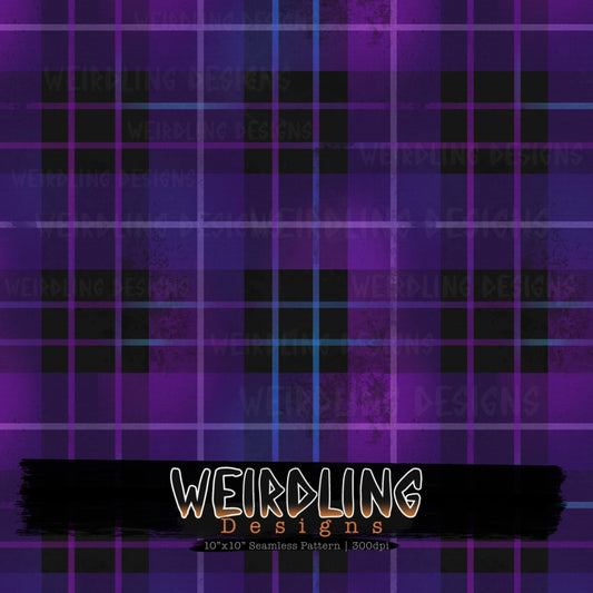 Grunge Tartan - Limited Seamless Design - 8 colourways