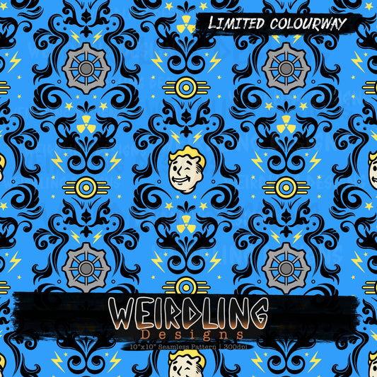 Wasteland Damask - Limited Seamless Design - 5 Colourways