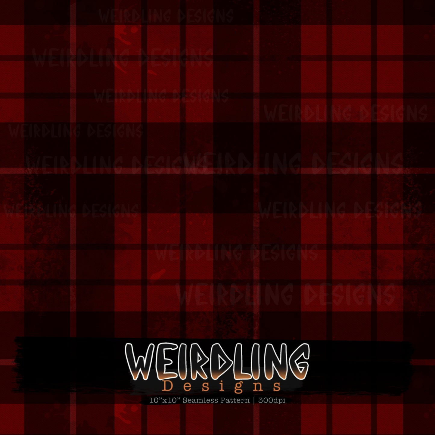 Grunge Tartan - Limited Seamless Design - 8 colourways