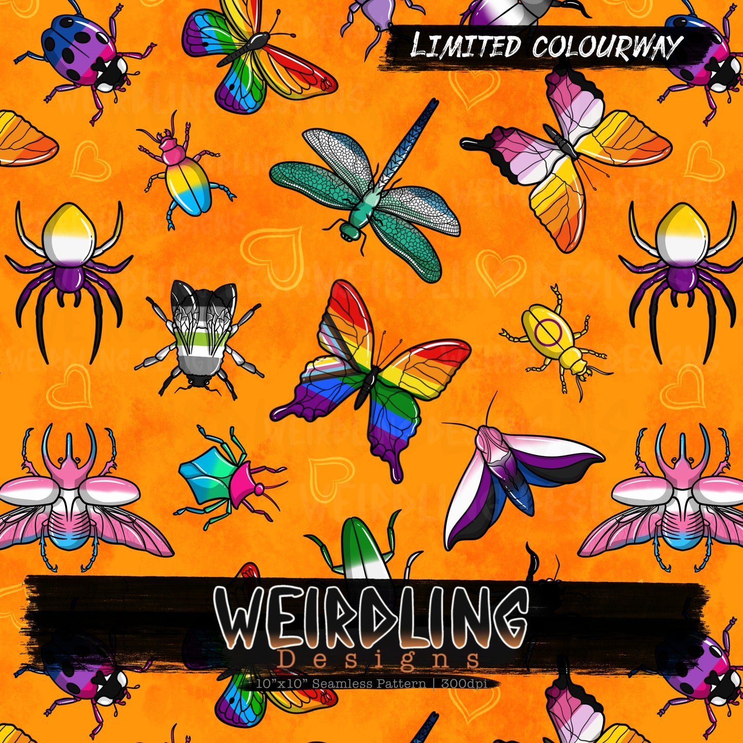 Pride Bugs - Limited Seamless Design- 6 Colourways