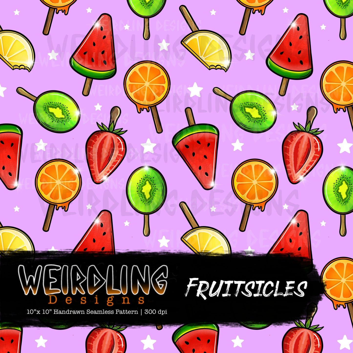Fruitsicles - Limited Seamless Design - 5 Colourways