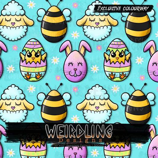 Egg Gang - Exclusive Seamless Design- 9 Colourways