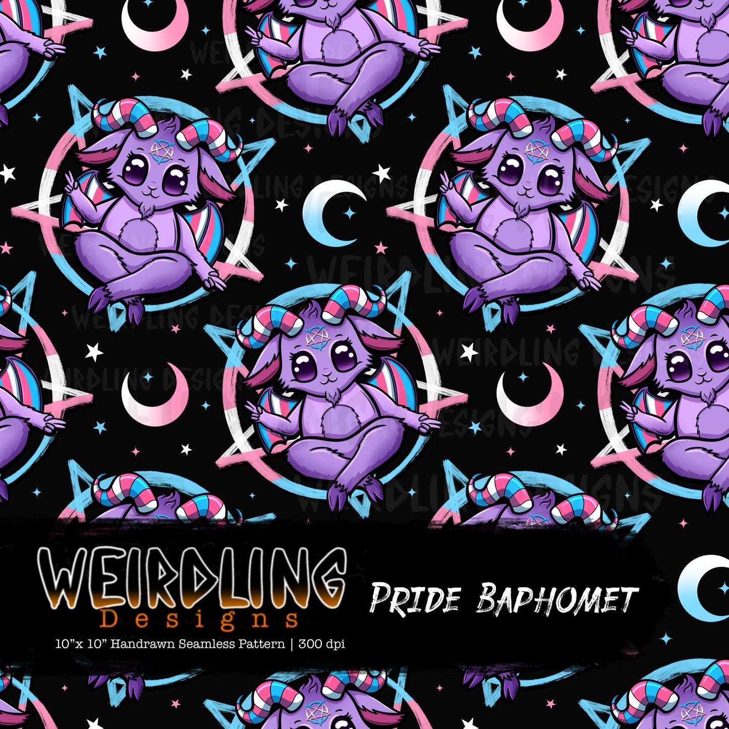 Pride Baphomet- Limited Seamless Design - 4 Colourways