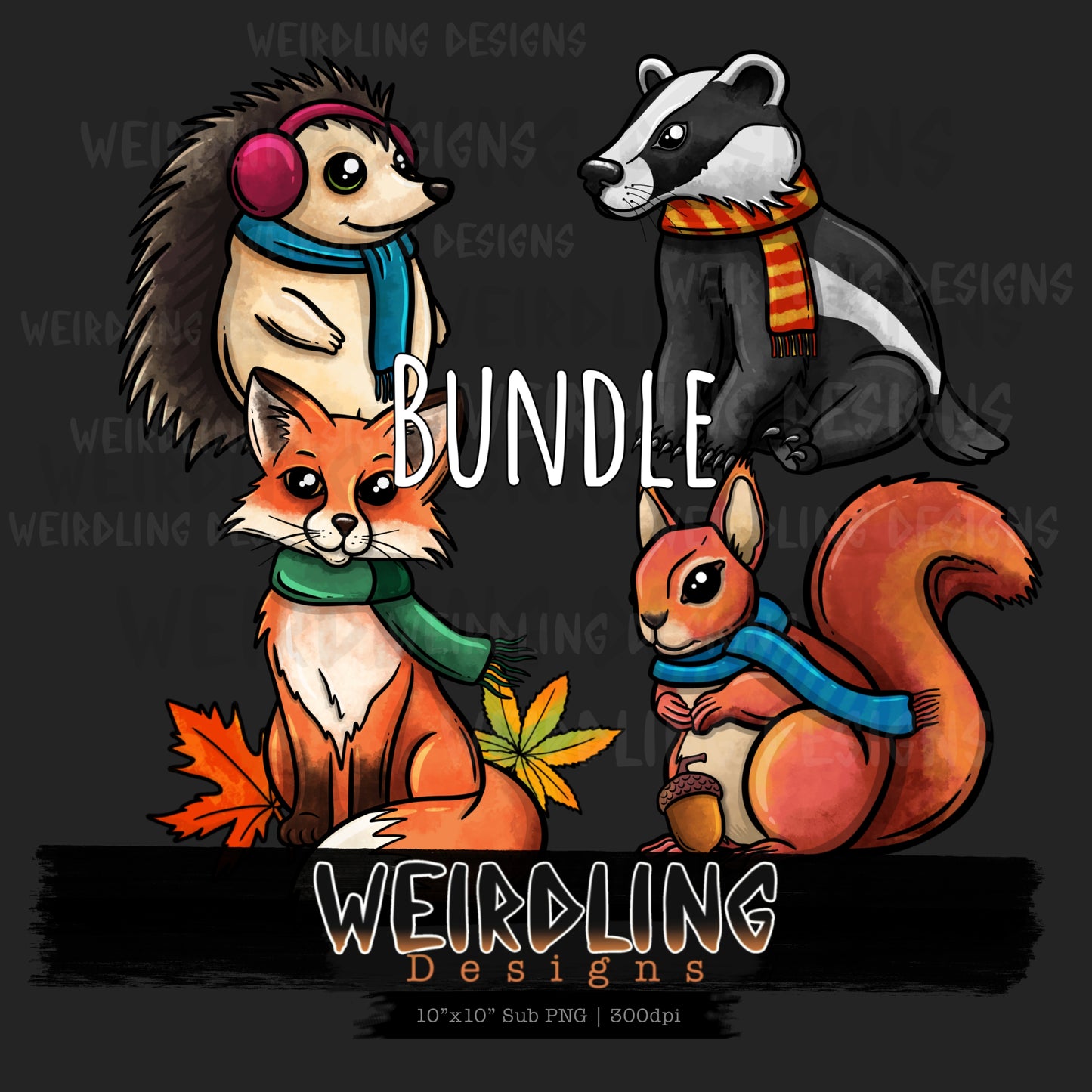 Woodland Friends - Non-Exclusive PNG Subs