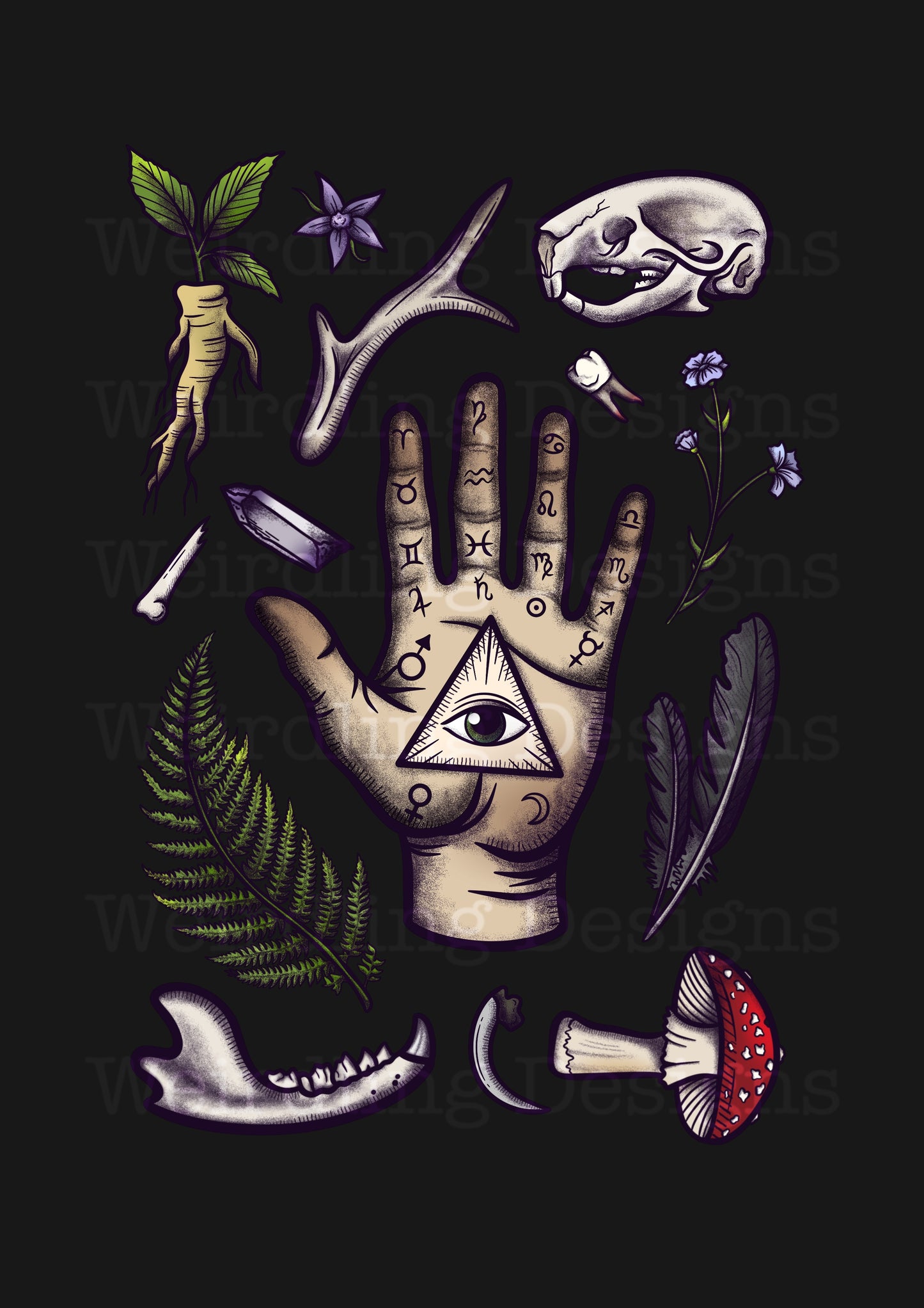 The Craft - Illustration - Wall Print