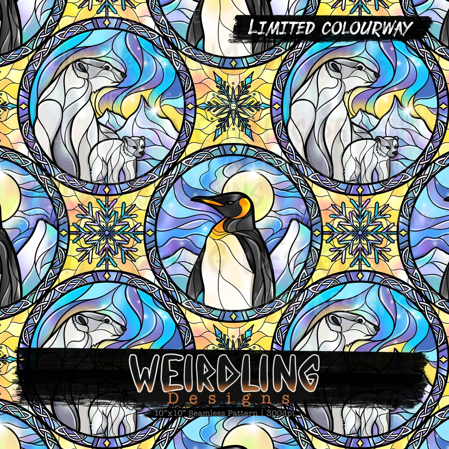 Arctic Glass - Limited Seamless Design - 4 Colourways