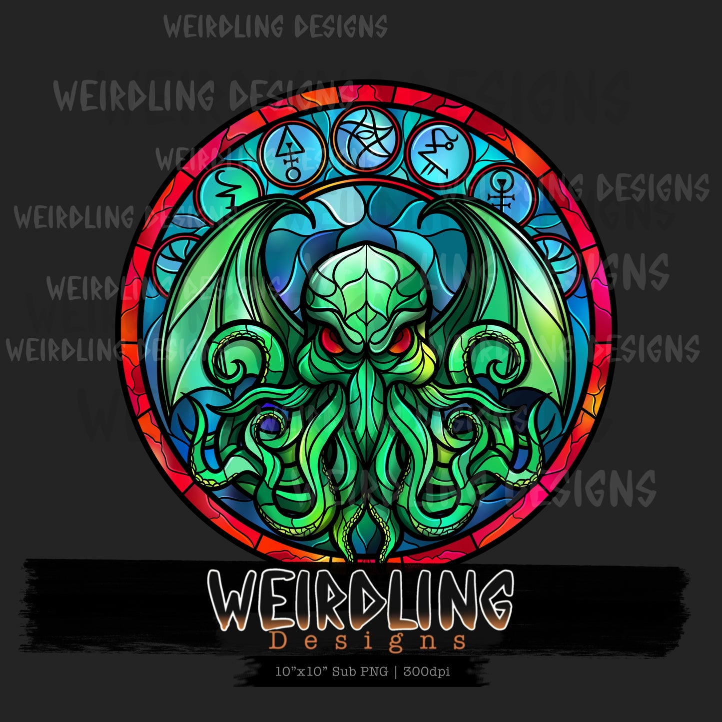 Cthulhu Glass - Non-Exclusive PNG sub - 5 Colourways
