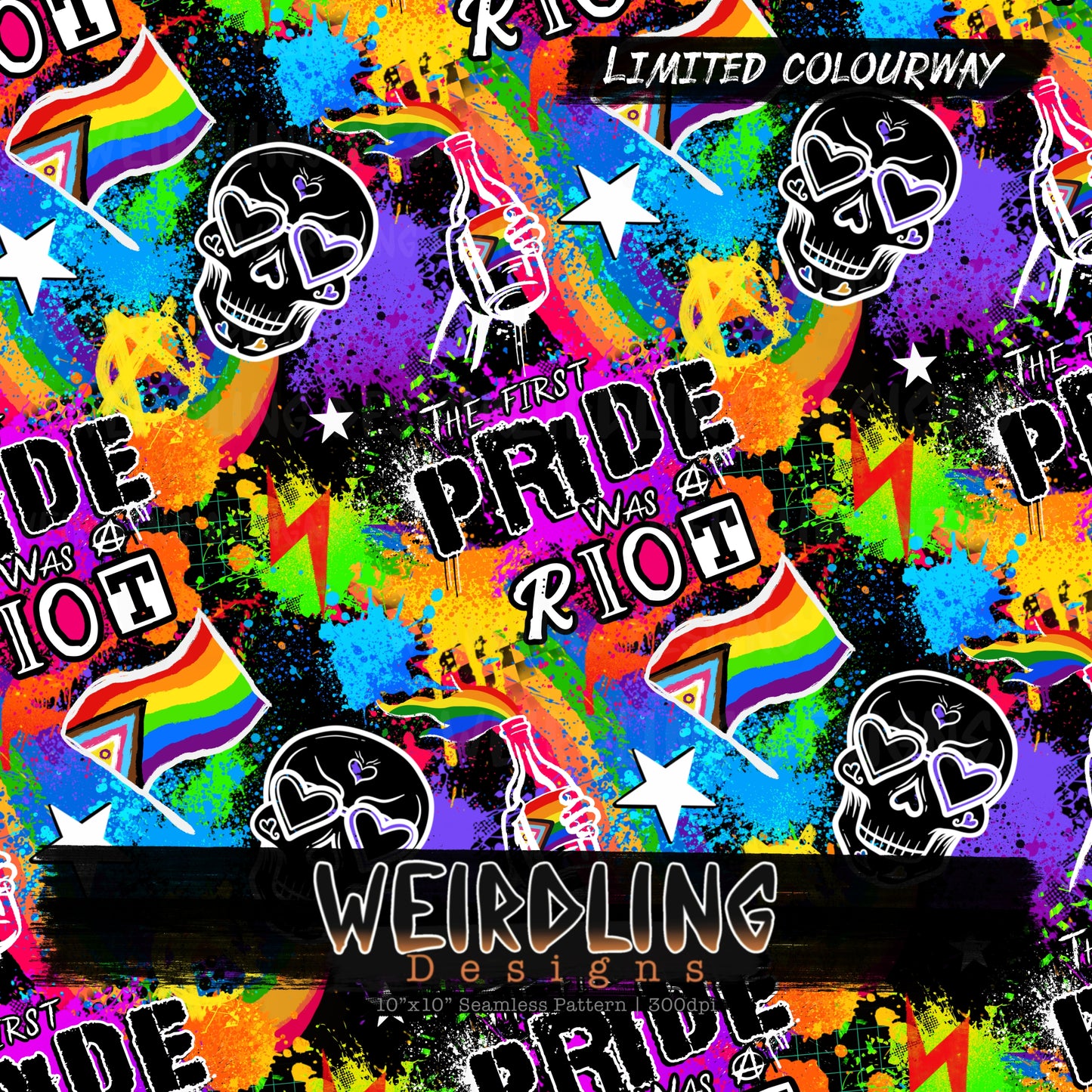 Pride Riot - Limited Seamless File - 2 colourways