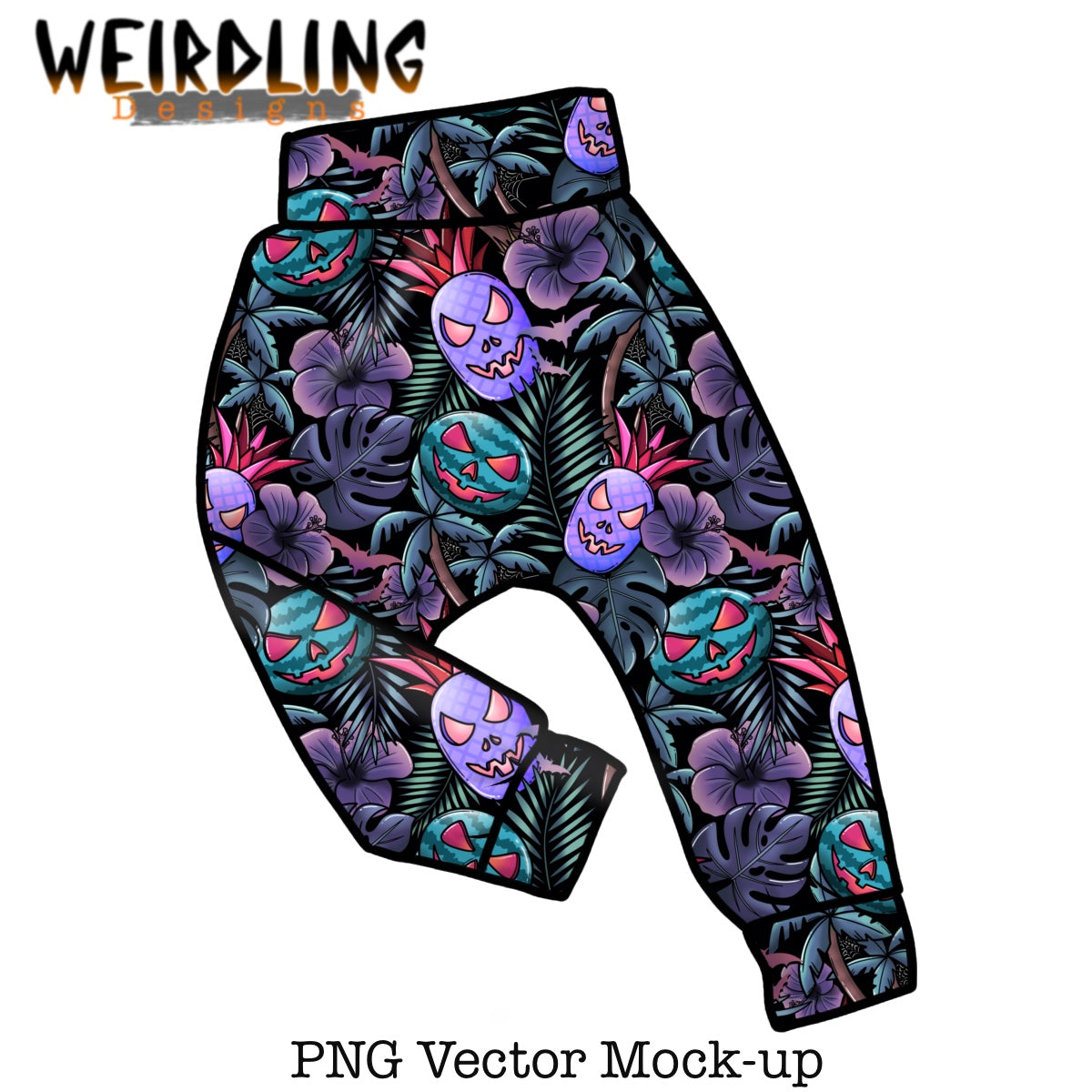 Harem Pants - Vector Mockup