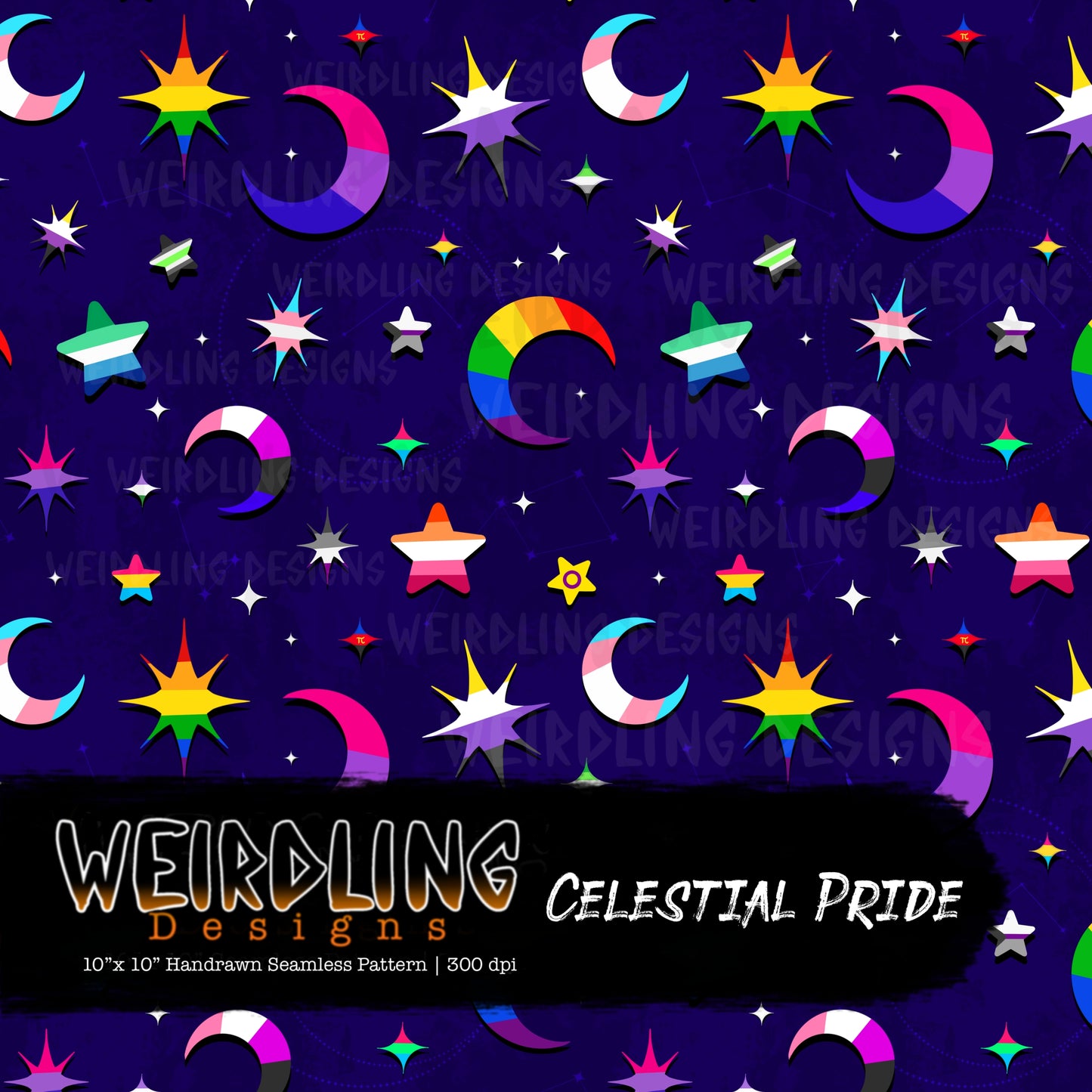 Celestial Pride - Limited Seamless Design - 2 Colourways