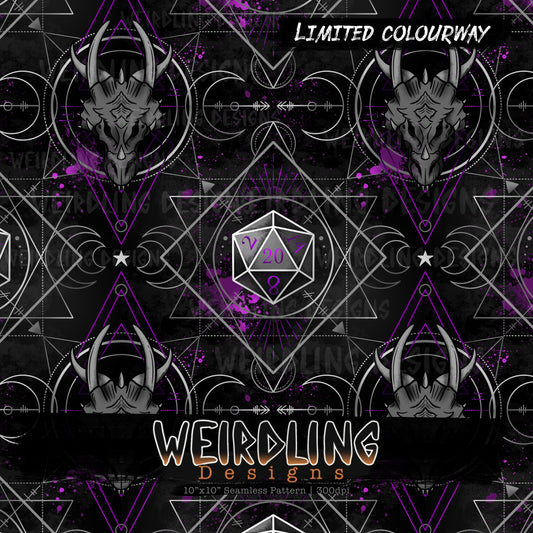 Sacred Dice - Limited Seamless Design - 2 Colourways