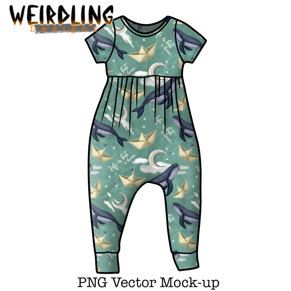 Napa Romper - Vector Mockup