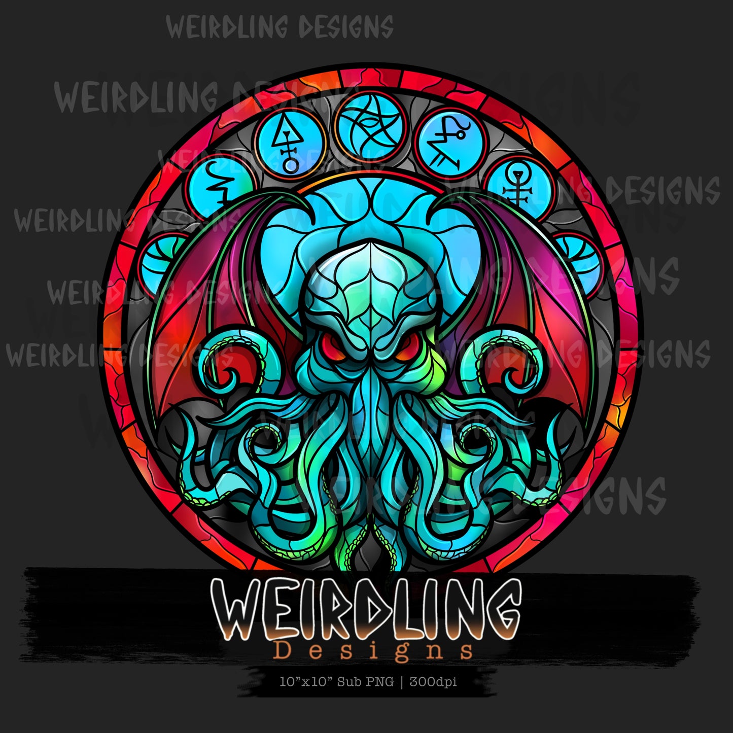 Cthulhu Glass - Non-Exclusive PNG sub - 5 Colourways