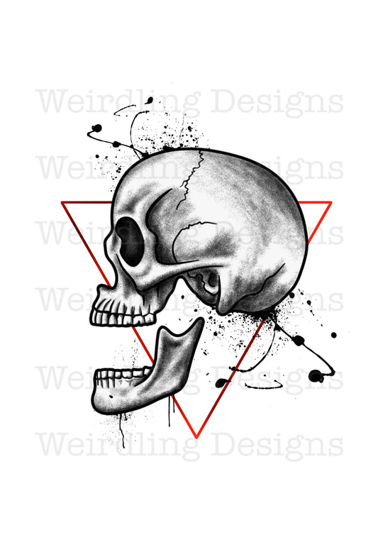 Calvaria - Illustration- Wall Art Print