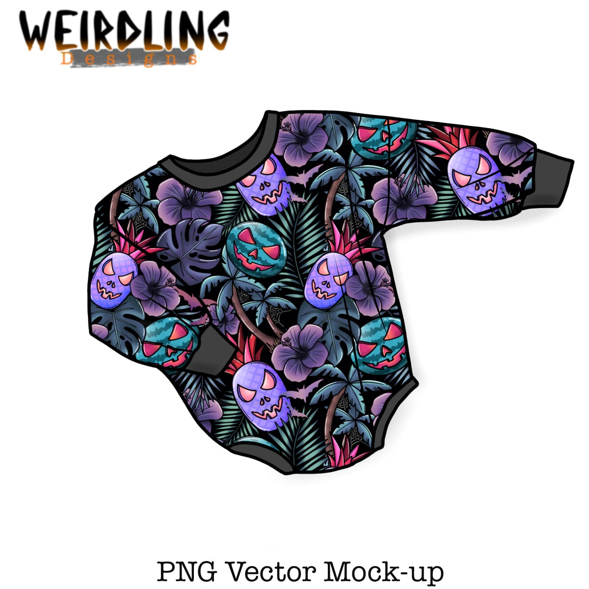 Sweater Romper - Vector Mockup