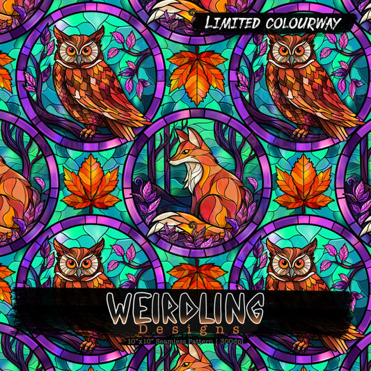 Woodland Glass - Limited Seamless Design - 4 Colourways