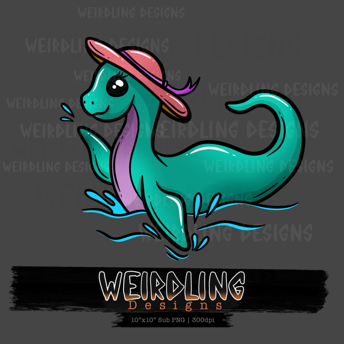 Poolside Cryptids - Non-Exclusive PNG Sub