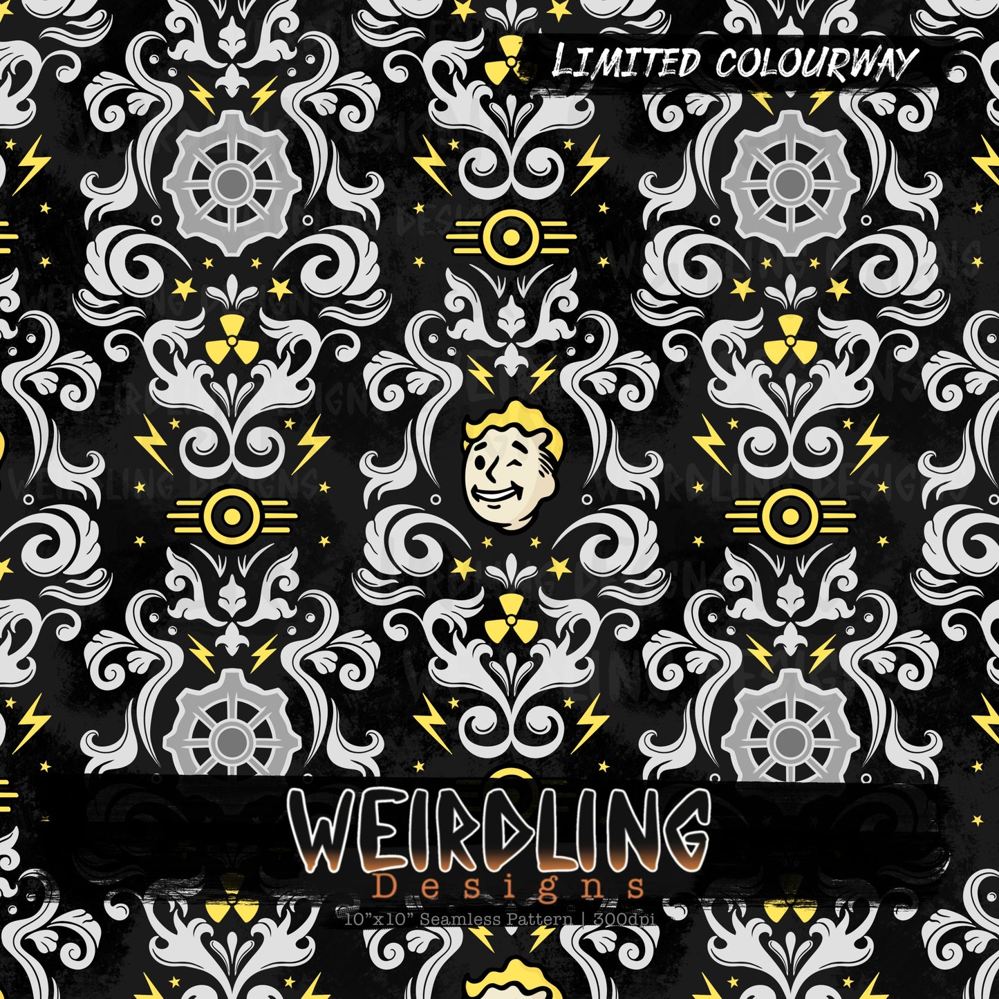 Wasteland Damask - Limited Seamless Design - 5 Colourways