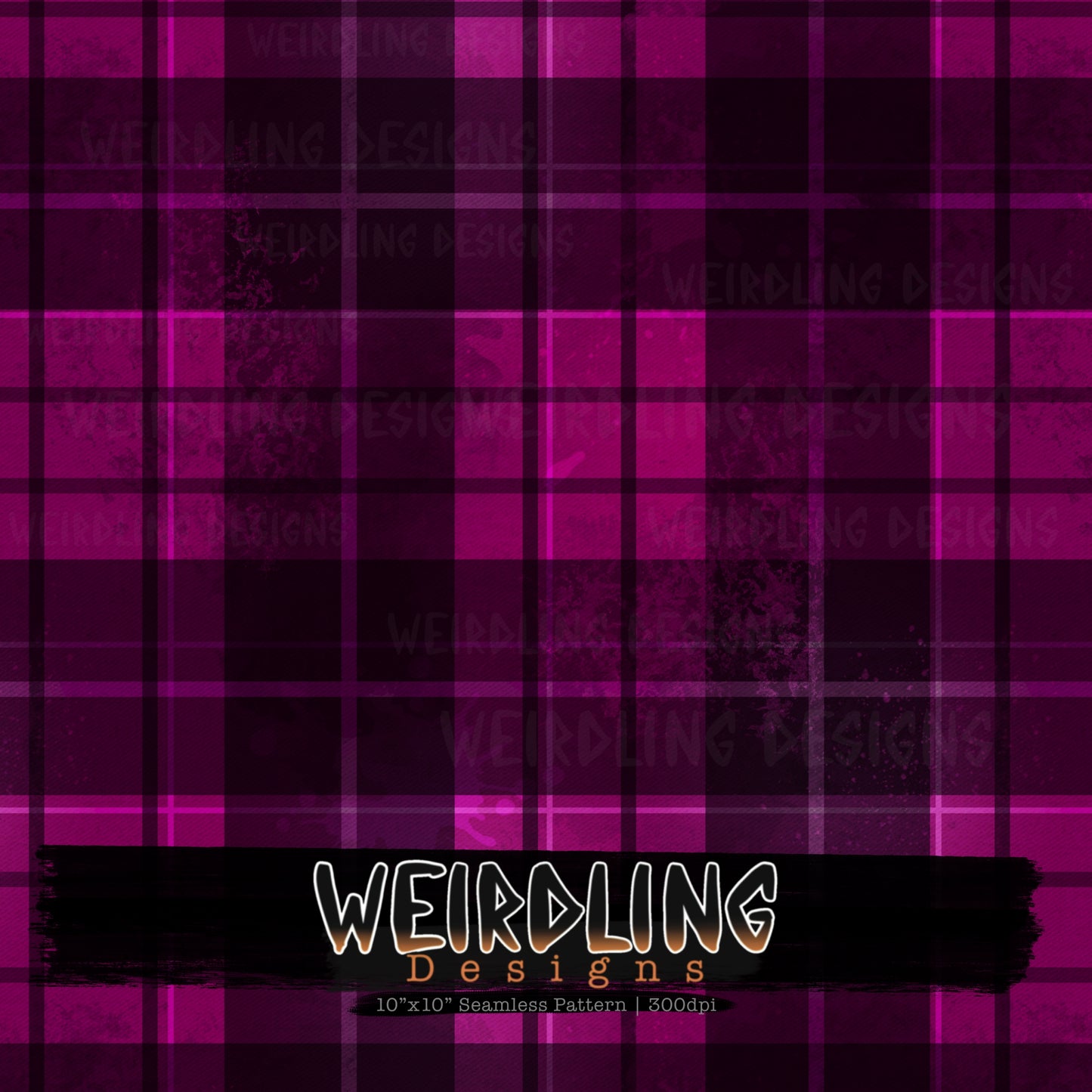 Grunge Tartan - Limited Seamless Design - 8 colourways