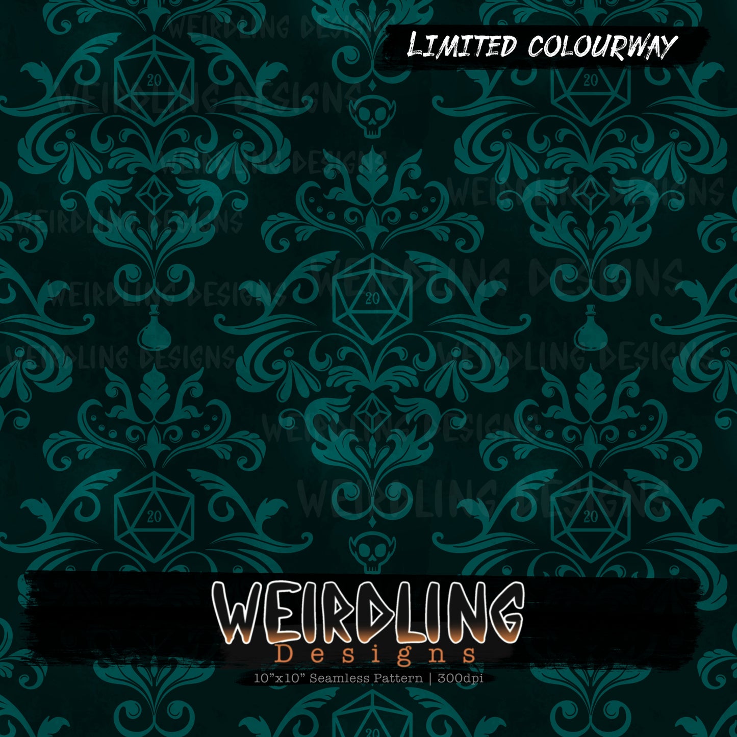 Dungeons & Damask - Limited Seamless Design - 9 Colourways