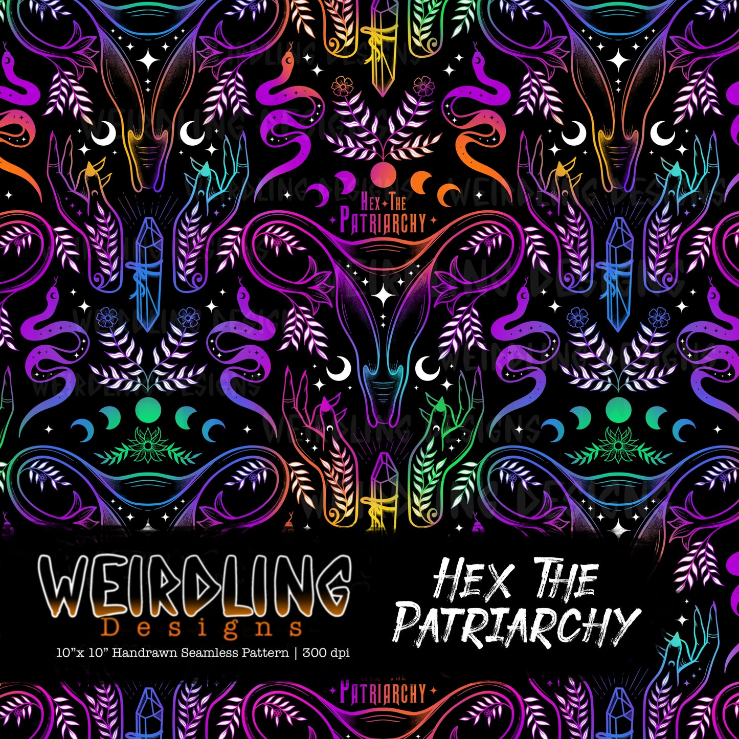 Hex The Patriarchy - Limited Seamless Design - 5 Colourways