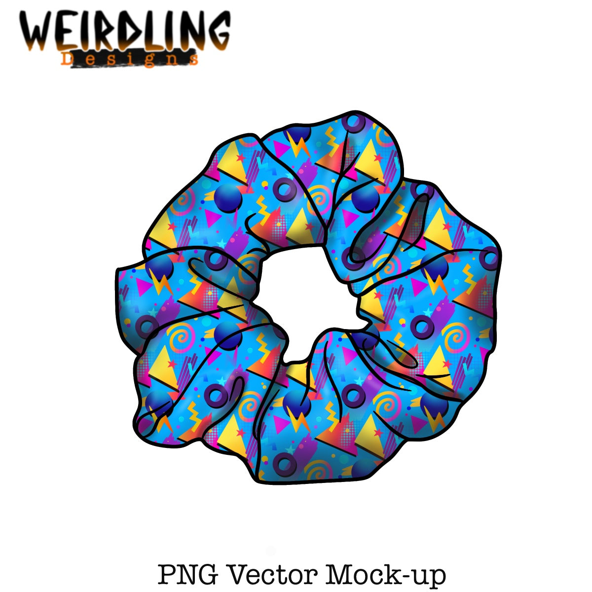 Scrunchie - Vector Mockup
