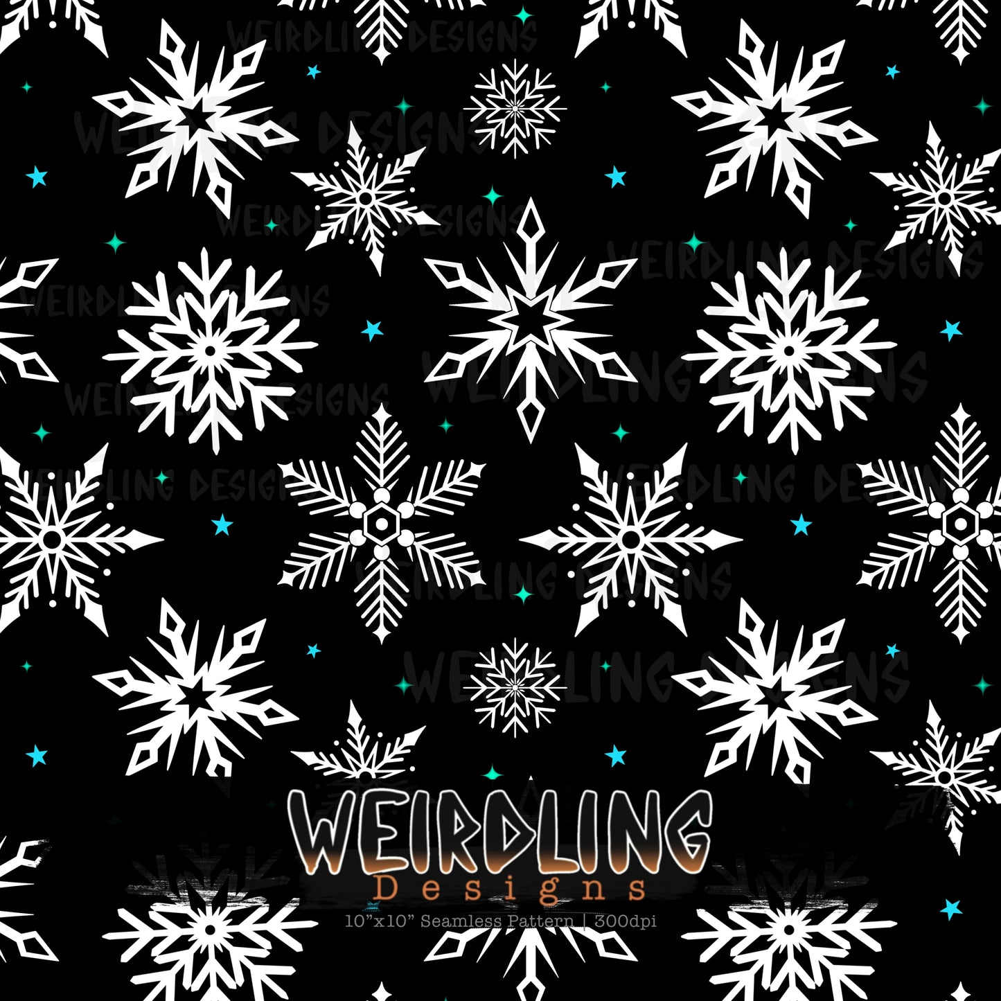 Snowfall - Limited Seamless Design- 2 Colourways