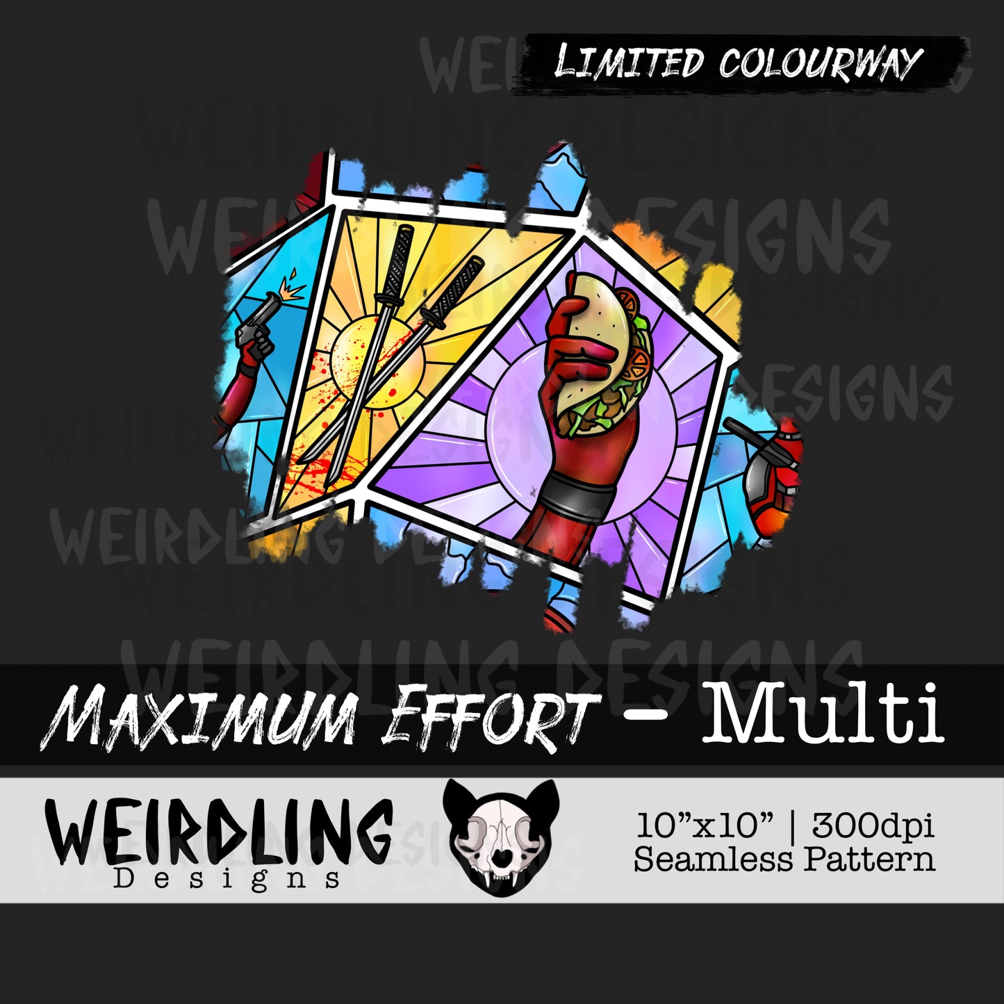 Maximum Effort - Limited Seamless Pattern