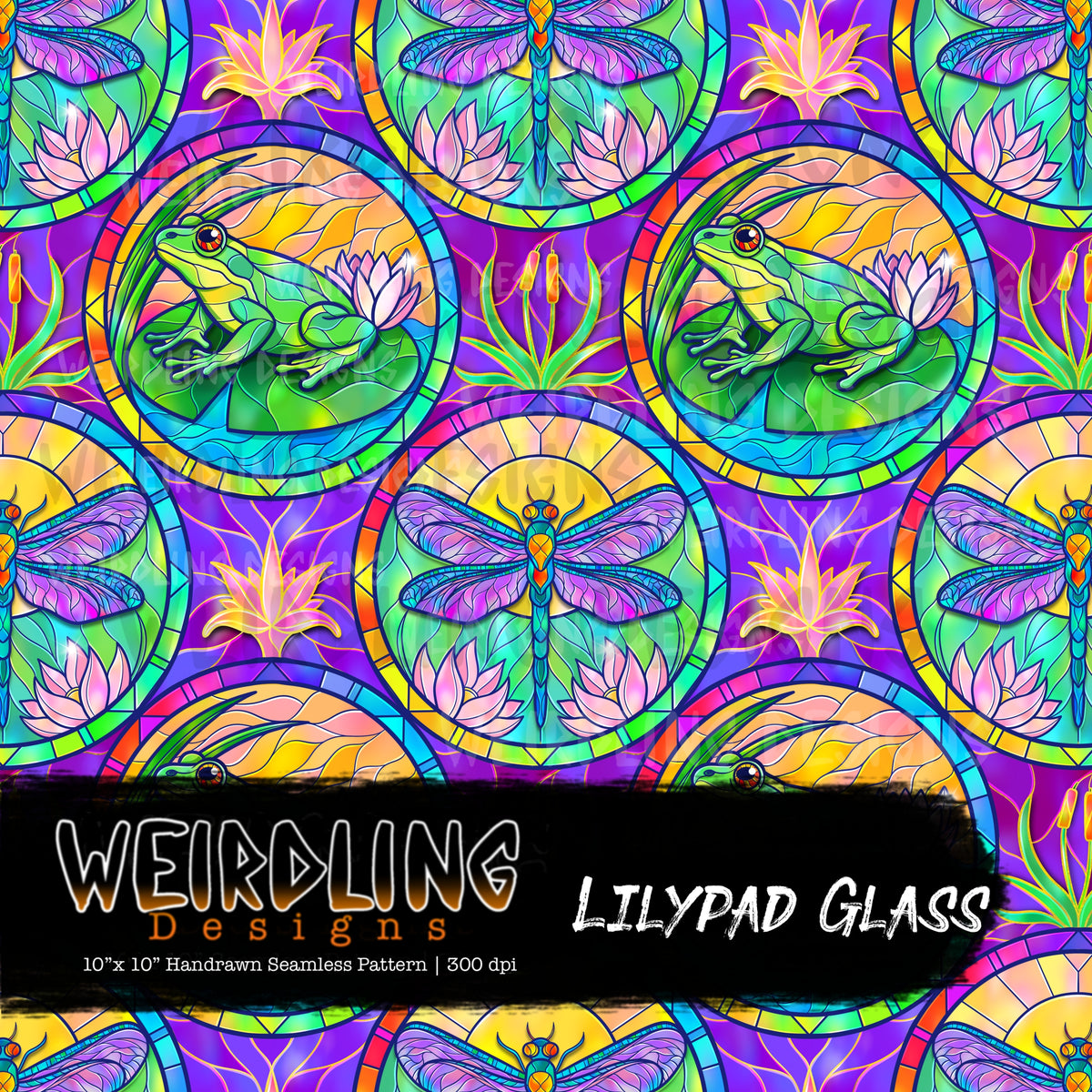 Lilypad Glass - Limited Seamless Design - 4 Colourways