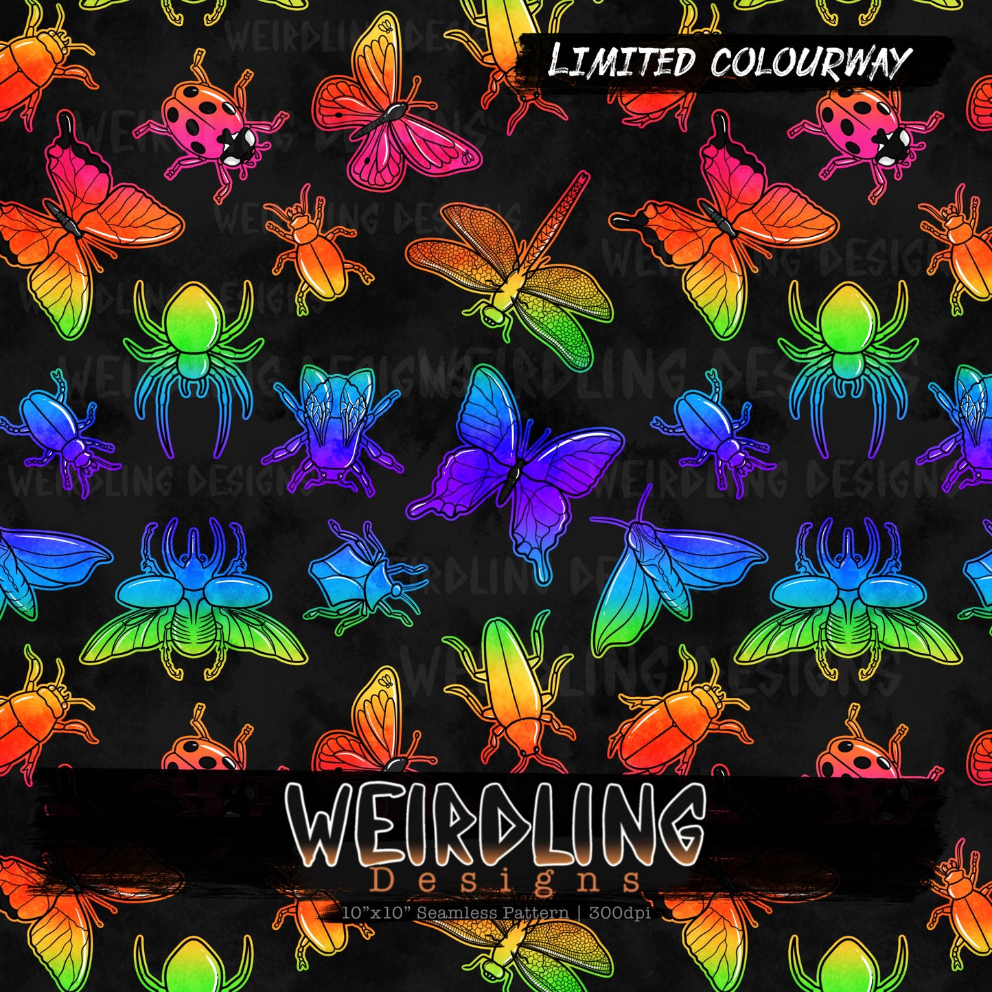 Pride Bugs - Limited Seamless Design- 6 Colourways