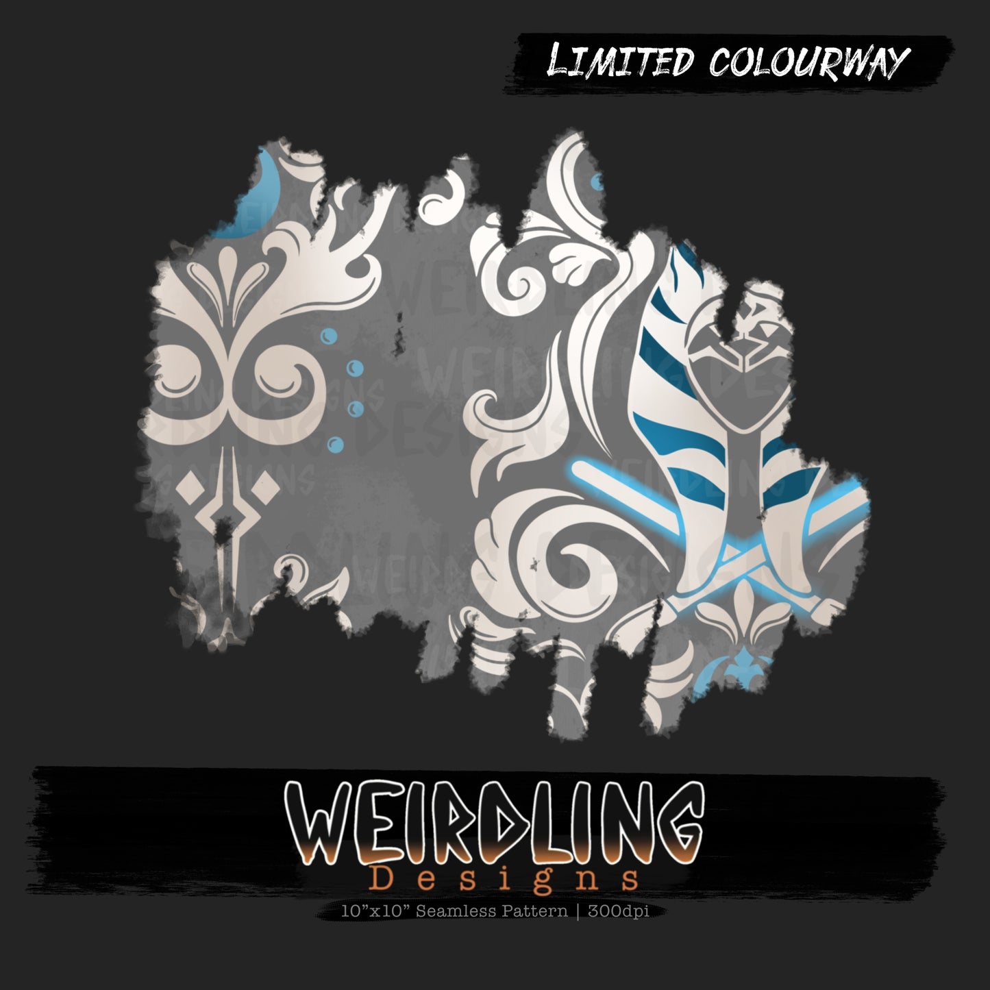 Tano Damask - Limited Seamless Design - 4 Colourways