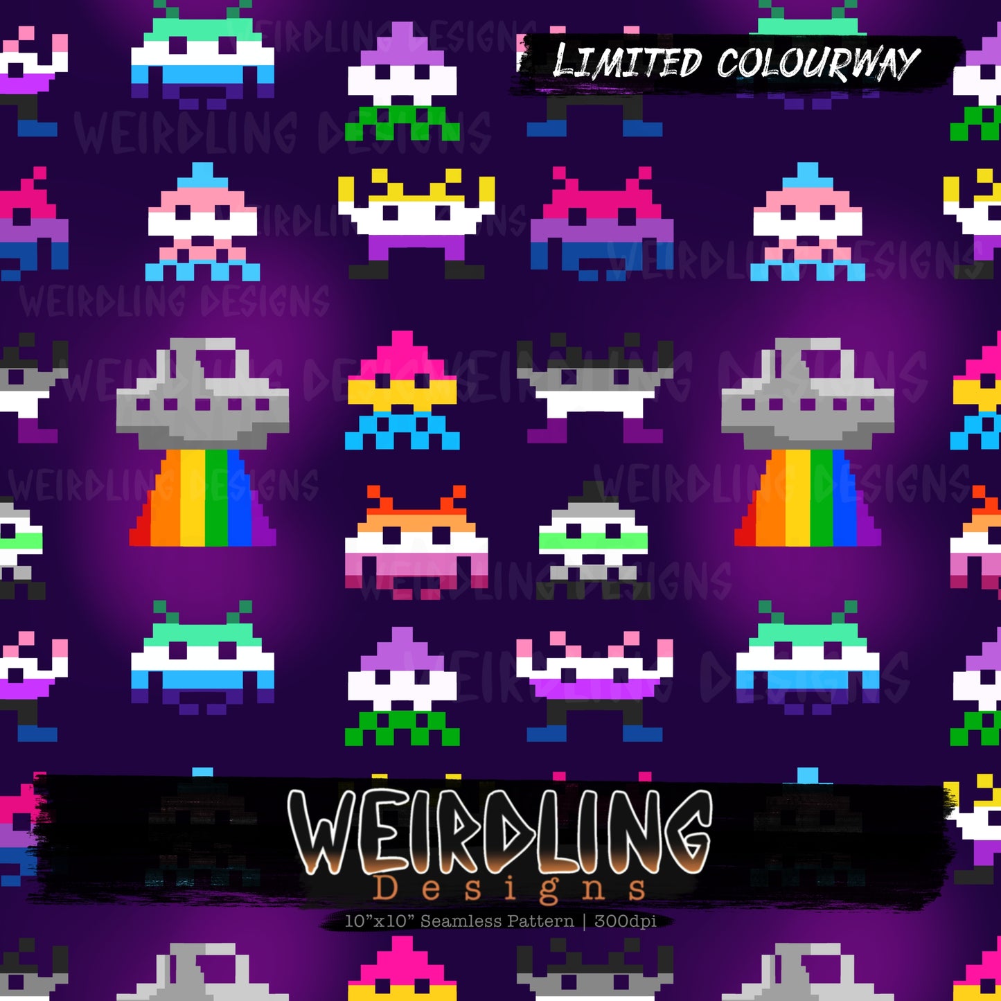 Proud Invaders - Limited Seamless Design - 2 Colourways