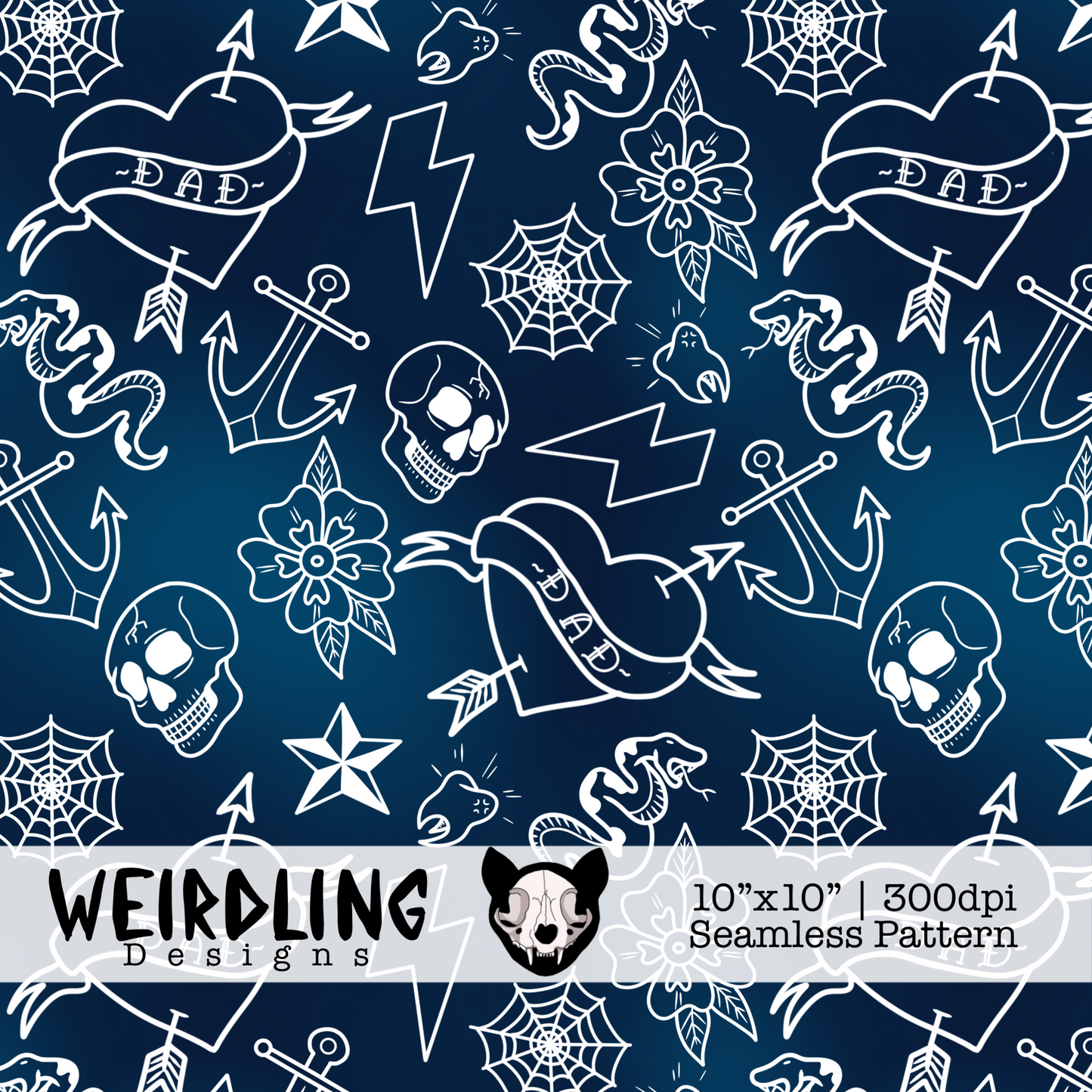 Dad Trad - Exclusive Seamless Design - Multiple Colourways