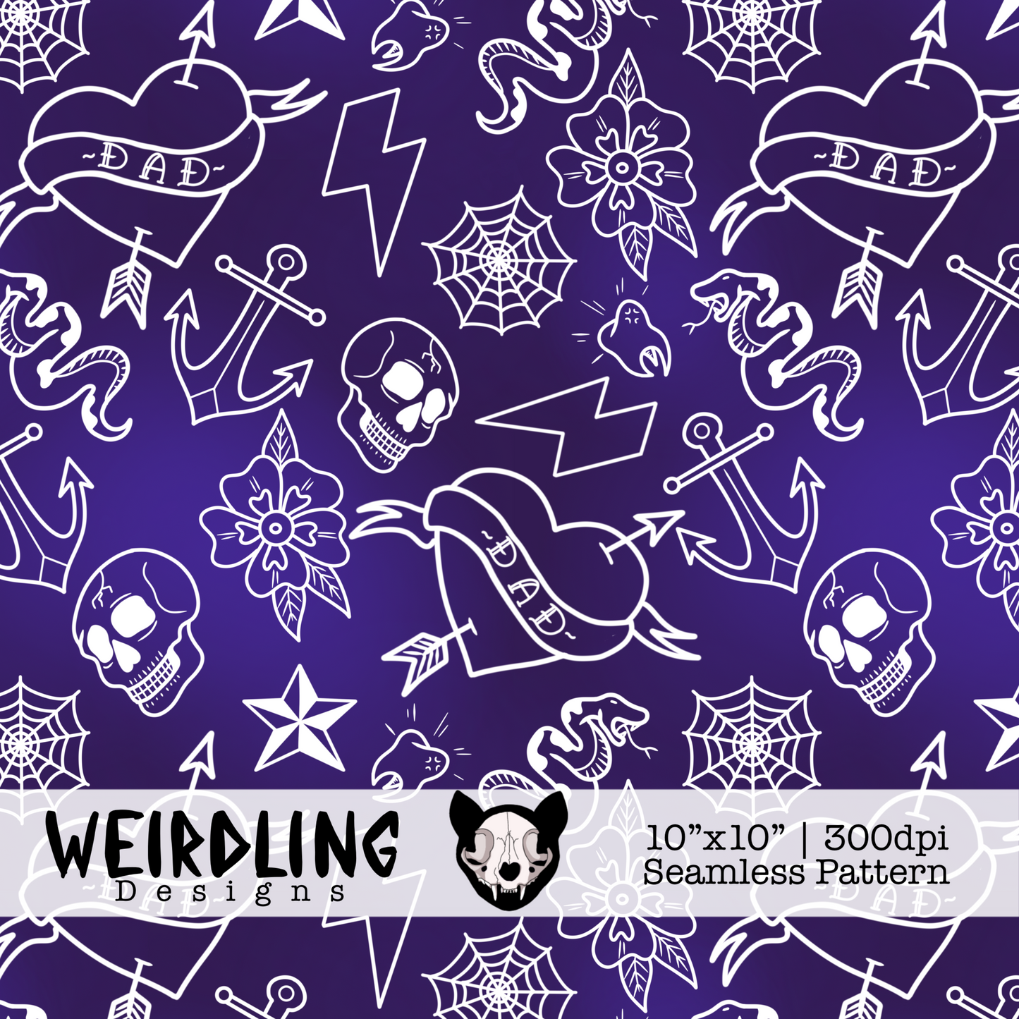 Dad Trad - Exclusive Seamless Design - Multiple Colourways