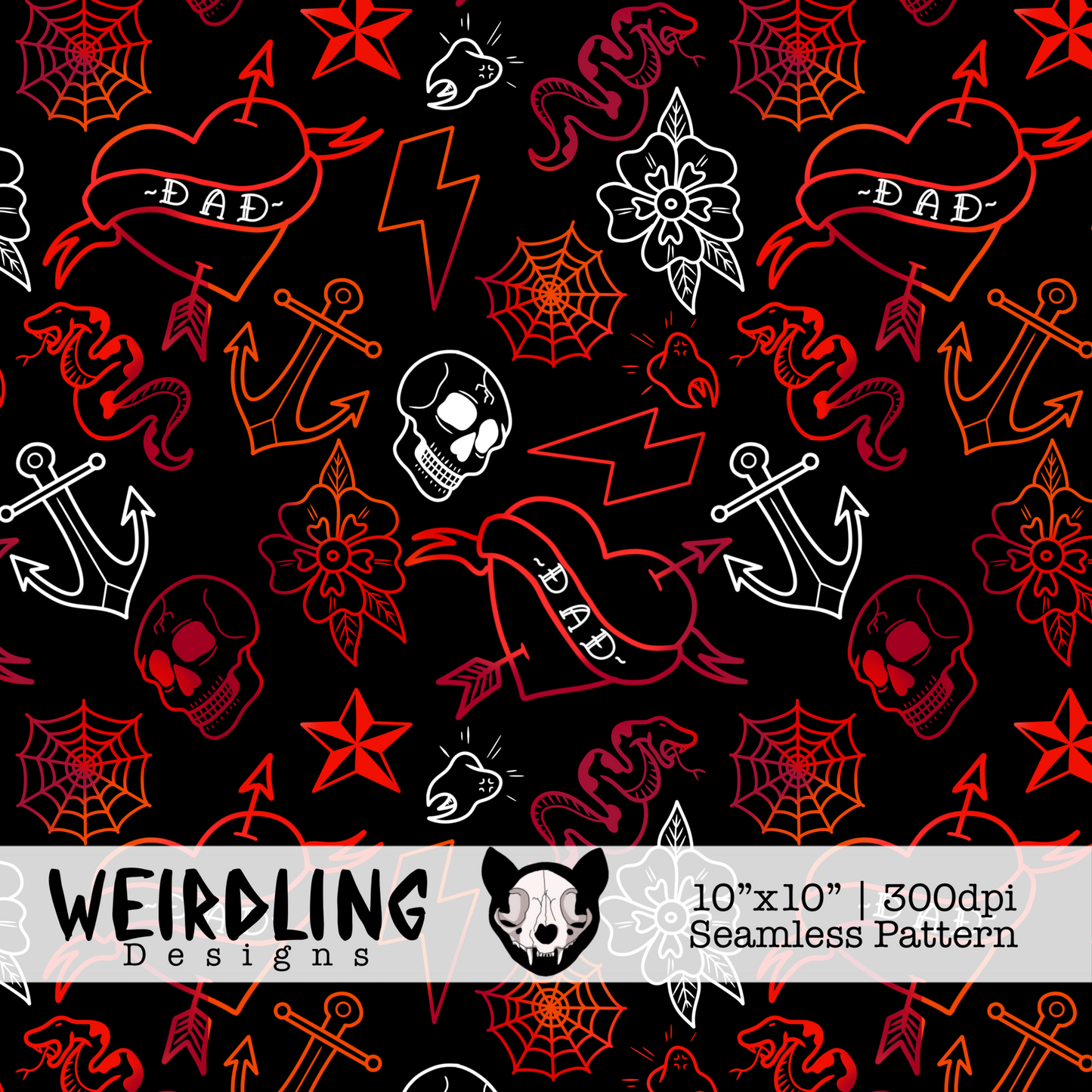 Dad Trad - Exclusive Seamless Design - Multiple Colourways