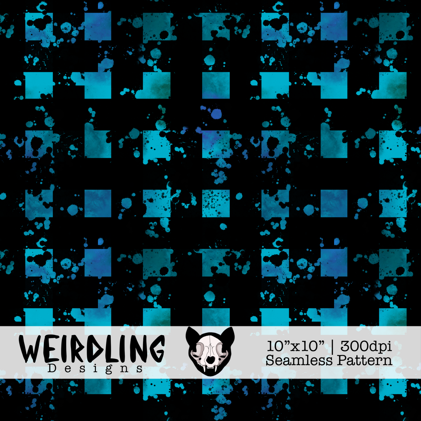 Acid Gingham - Non-Exclusive Seamless Pattern - Multiple Colourways