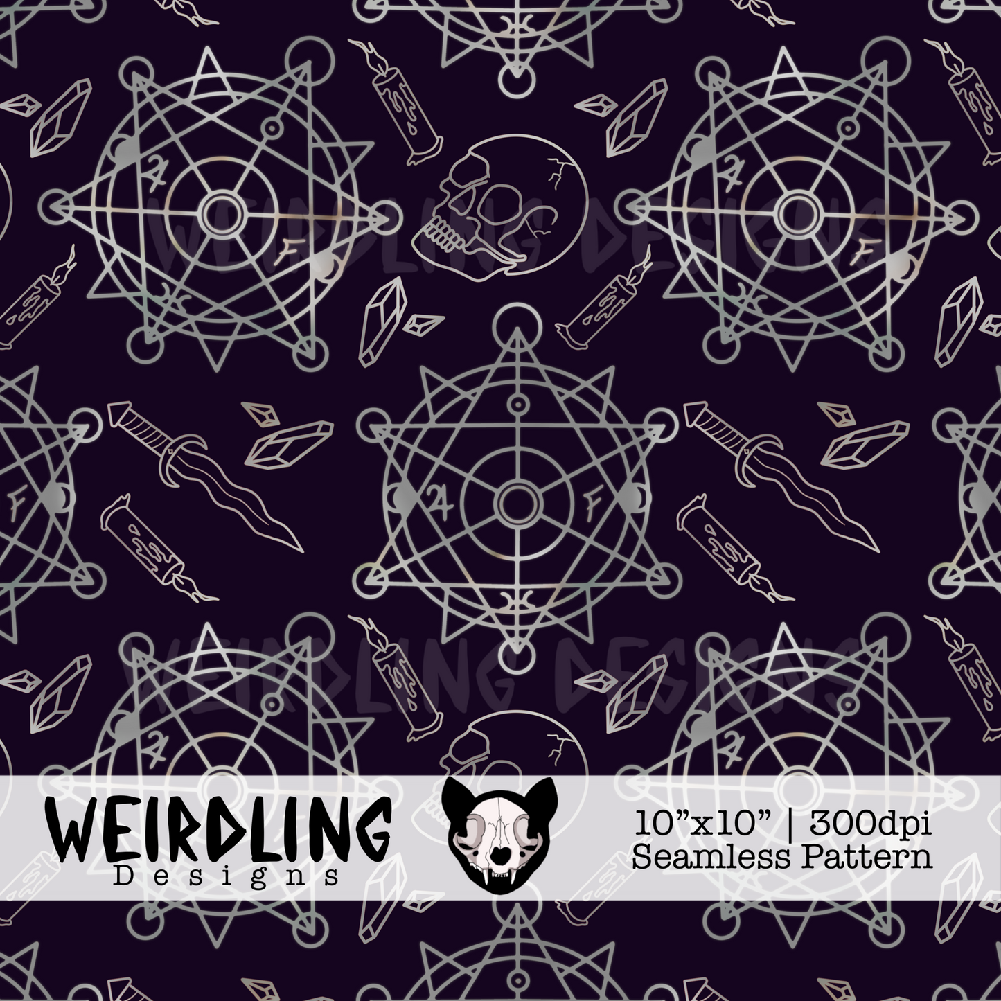 Summoner - Exclusive Seamless Pattern - Multiple Colourways